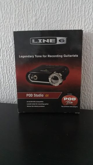 Line 6 pod studio interfaze guitarra