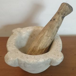 Mortero de Mármol Antiguo