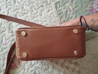 Bandolera Tous piel marrón