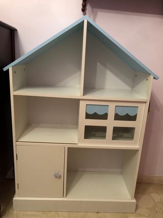 casita decorativa blanca