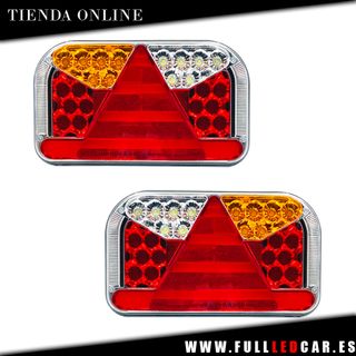 PILOTOS LED NEON 7 FUNCIONES PARA REMOLQUE 12V 24V
