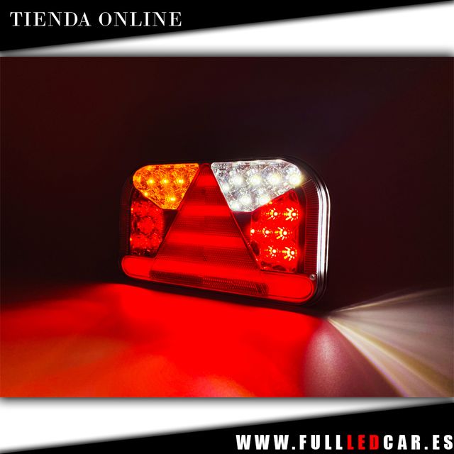 PILOTOS LED NEON 7 FUNCIONES PARA REMOLQUE 12V 24V