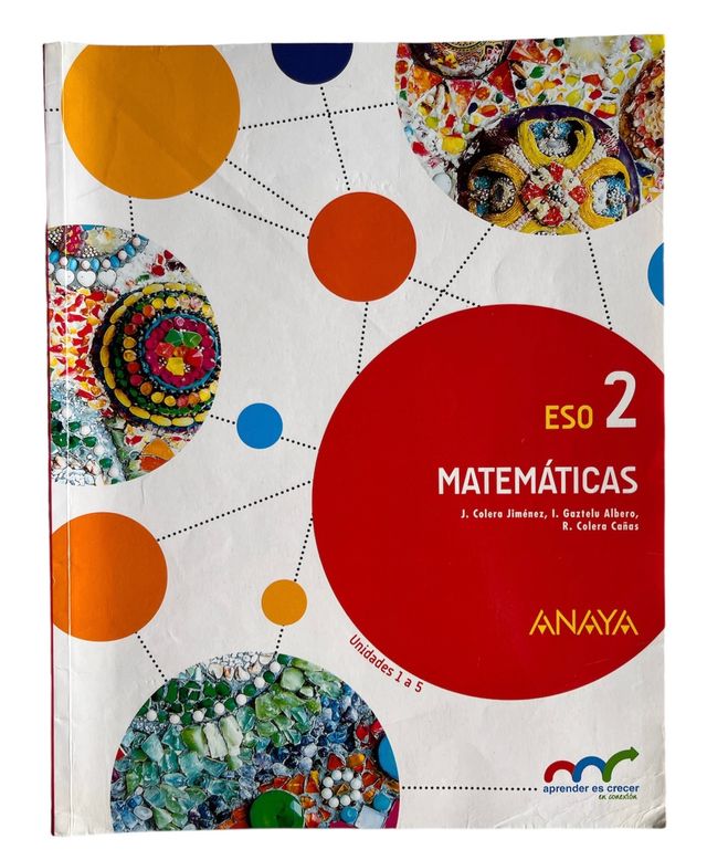 Matematicas 2 ESO ISBN 9788469814260