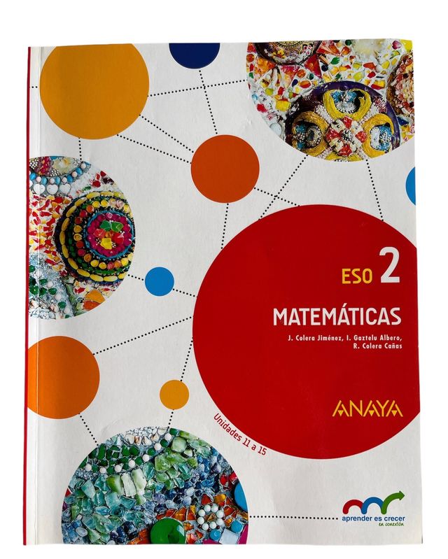 Matematicas 2 ESO ISBN 9788469814260