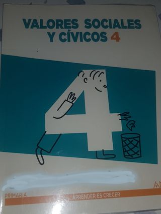 Valores sociales y cívicos 4 primaria