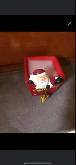 Candela babbo natale nuova