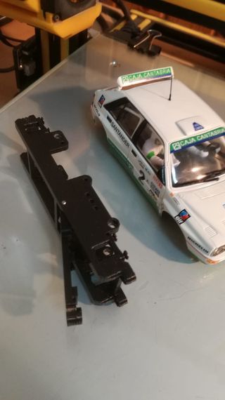 CHASIS SCALEXTRIC LANCIA DELTA INTEGRALE CAJA LARG