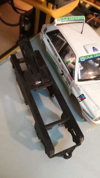 CHASIS SCALEXTRIC LANCIA DELTA INTEGRALE CAJA LARG