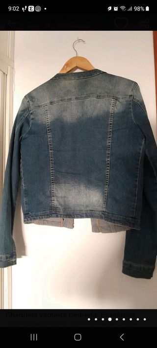 Chaqueta vaquera pedreria