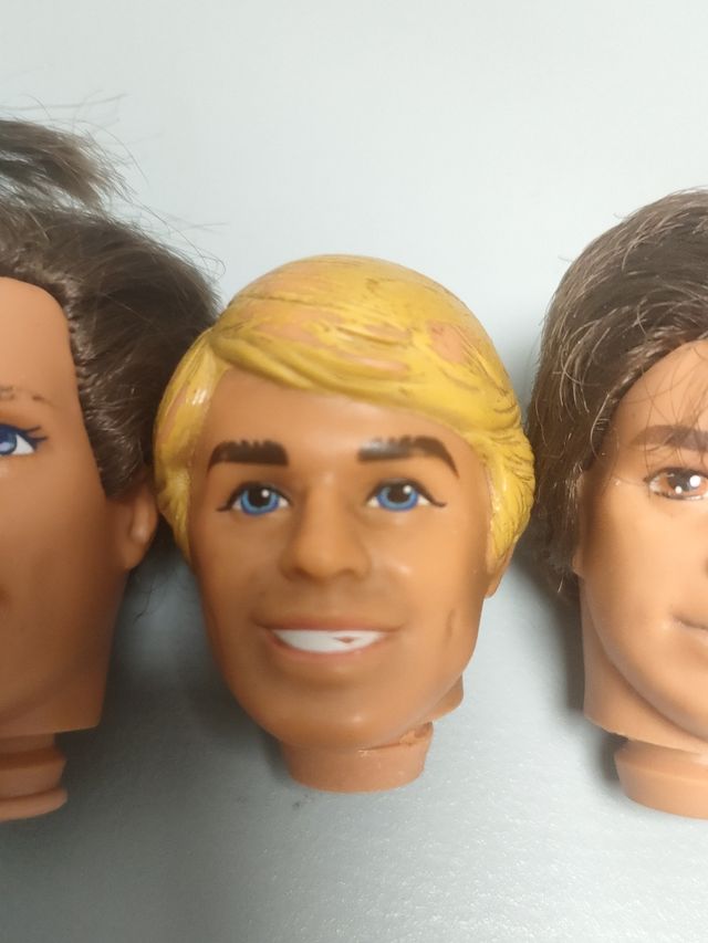 LOTE CABEZAS KEN NOVIO DE BARBIE