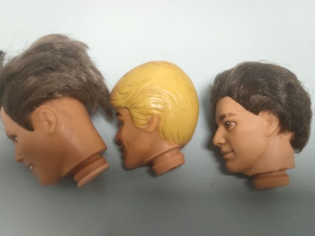 LOTE CABEZAS KEN NOVIO DE BARBIE