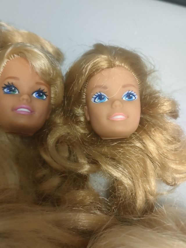 CABEZAS DE BARBIE DIFERENTES ÉPOCAS