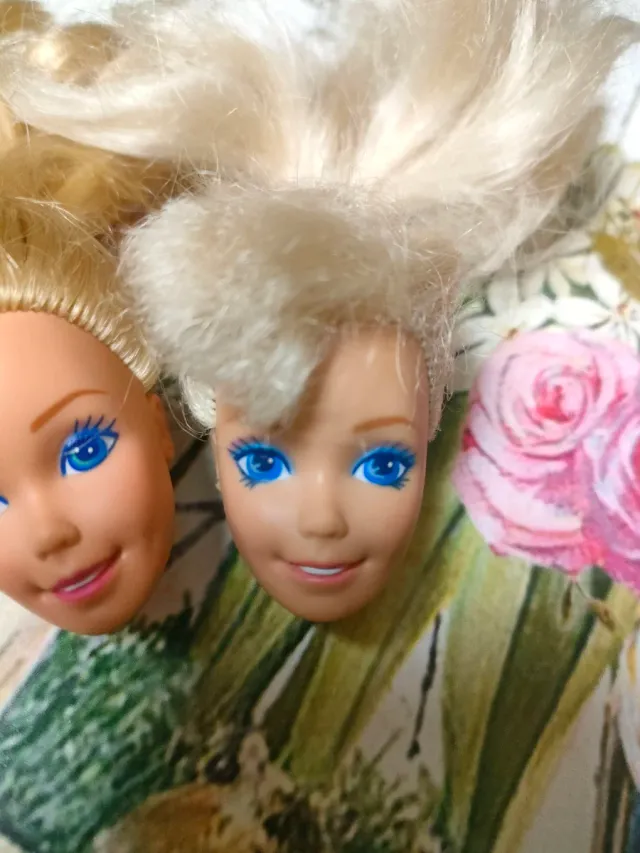 DOS CABEZAS DE BARBIE