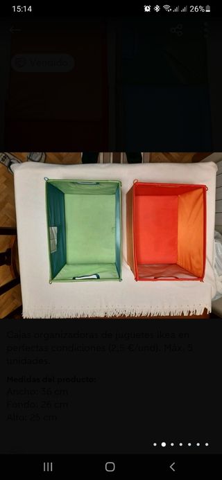 Cajas organizadoras de juguetes ikea