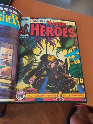 Marvel Héroes Longshot serie encuadernada