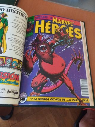 Marvel Héroes Longshot serie encuadernada