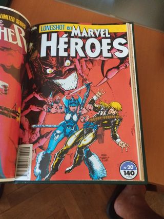 Marvel Héroes Longshot serie encuadernada