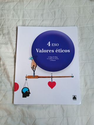 Libro Valores éticos editorial Teide 