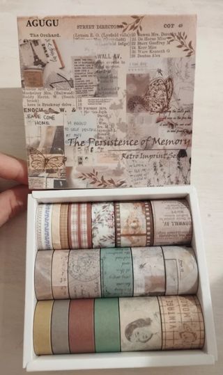 caja de "Washi tapes"..