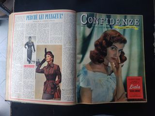 Riviste confidenze anno 1952 completo