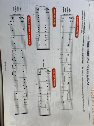 Libros de piano Tchokov/gemiu