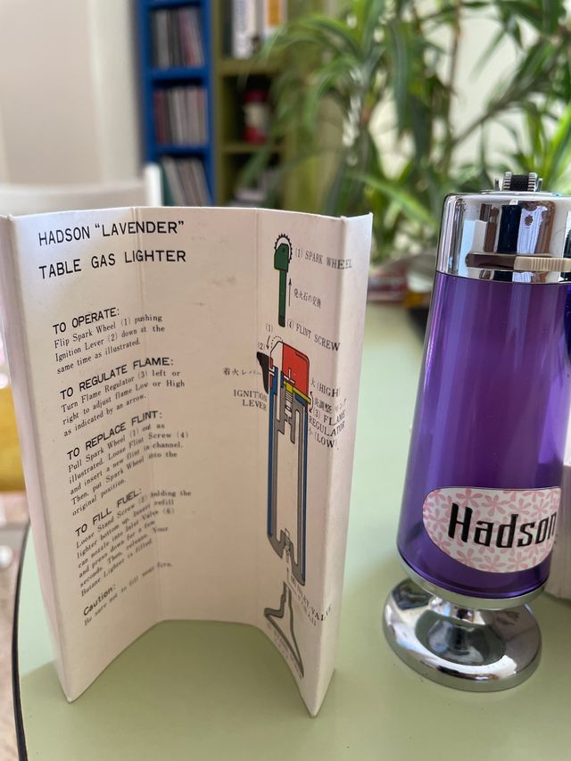 Mechero Hadson años 60