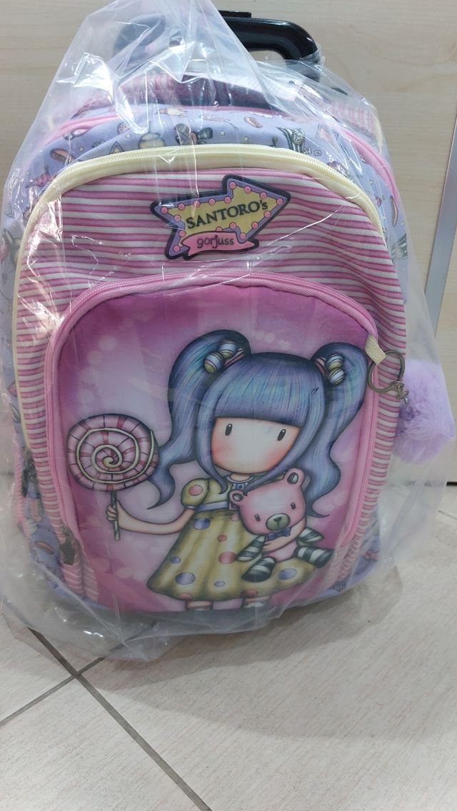 Zaino con rotelle Santoro Gorjuss. 
