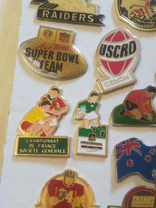 PINS RUGBY y FÚTBOL AMERICANO