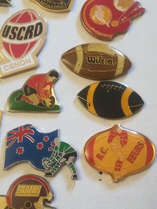 PINS RUGBY y FÚTBOL AMERICANO