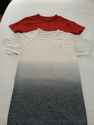 Lote 7 camisetas de niño manga corta