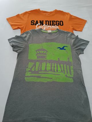 Lote 7 camisetas de niño manga corta