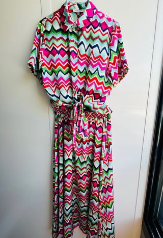 Total look estampado tipo Missoni