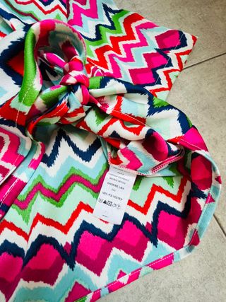 Total look estampado tipo Missoni
