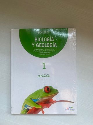 Libro Biologia y Geologia 1Bach Anaya