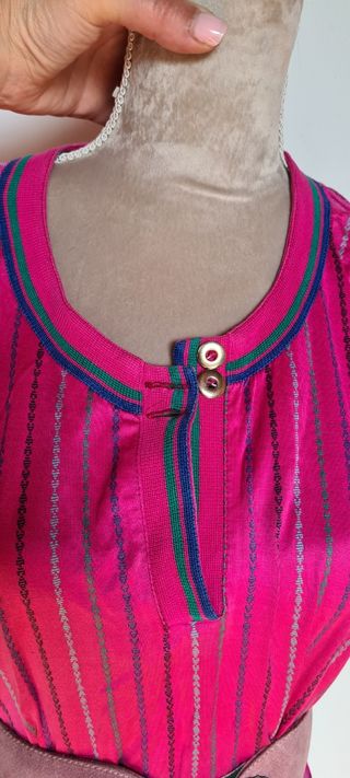 cinturone in pelle rosa