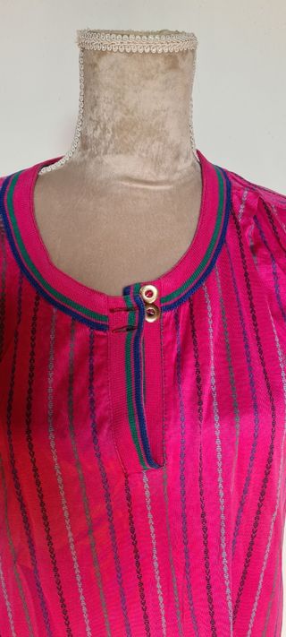 cinturone in pelle rosa