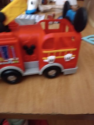 Camión de bomberos Mickey mouse