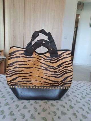Bolso de Piel de  Leopardo