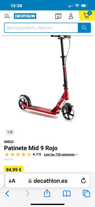 Patinete oxelo 9