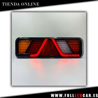 PILOTOS LED NEON 7 FUNCIONES CON GALIBOS LATERALES