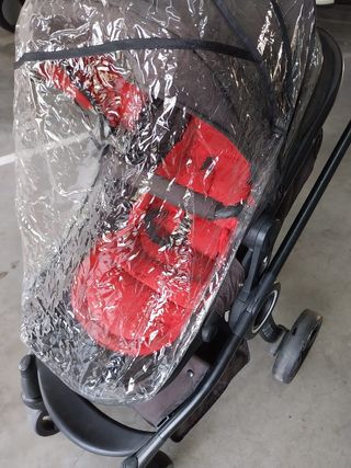 CARRO BEBÉ ROJO + regalo