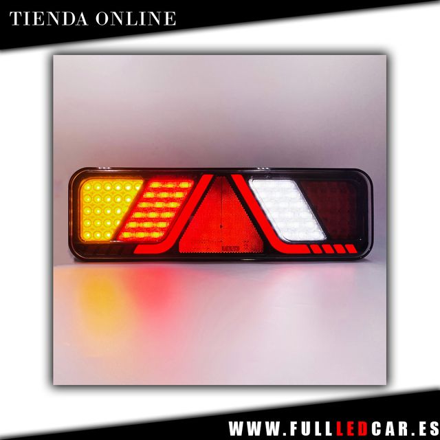 PILOTOS LED NEON 7 FUNCIONES CON GALIBOS LATERALES