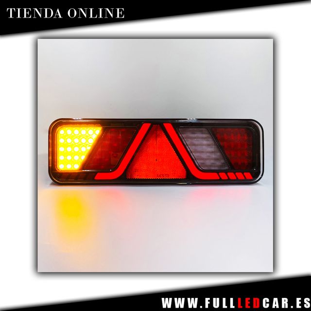 PILOTOS LED NEON 7 FUNCIONES CON GALIBOS LATERALES