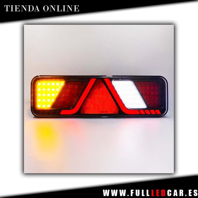 PILOTOS LED NEON 7 FUNCIONES CON GALIBOS LATERALES