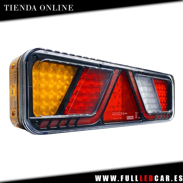 PILOTOS LED NEON 7 FUNCIONES CON GALIBOS LATERALES