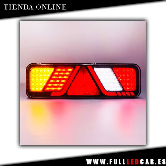 PILOTOS LED NEON 7 FUNCIONES CON GALIBOS LATERALES