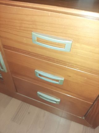 SALON Y MESA BAJA MADERA COMPLETO