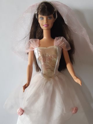 Vestido Barbie Novia (Años 90)