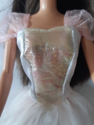 Vestido Barbie Novia (Años 90)