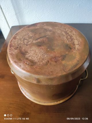 Olla grande cobre especial Pulpo 14 litros .